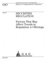 Securities regulation: factors that may affect trends in Regulation A offerings: report to congressional committees.