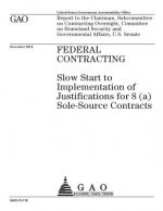 Federal contracting: slow start to implementation of justifications for 8(a) sole-source contracts: report to the Chairman, Subcommittee on