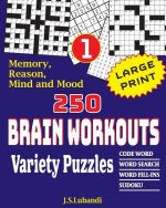 250 Brain Workouts Variety Puzzles
