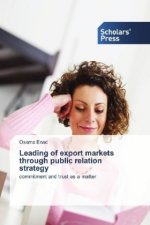 Leading of export markets through public relation strategy