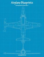 Airplane Blueprints Coloring Book for Grown-Ups 1