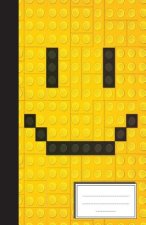 Lego emoji, Wide ruled composition book, notebook for School / Teacher / Student: Softback-Perfect Bound-Large School Notebook, 110 Pages, 8.5x11