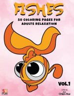 Fishes 50 Coloring Pages For Adults Relaxation Vol.1