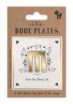 Letter Book Plates Letter M