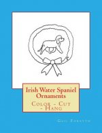 Irish Water Spaniel Ornaments: Color - Cut - Hang
