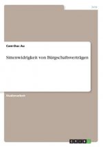 Sittenwidrigkeit von Bürgschaftsverträgen