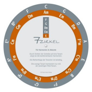 7-Zirkel, Für Harmonien & Akkorde, Drehscheibe