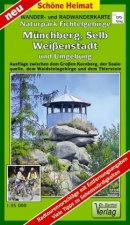 Wander- und Radwanderkarte Naturpark Fichtelgebirge, Münchberg, Selb, Weißenstadt und Umgebung 1 : 35 000