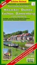 Radwander- und Wanderkarte Wendland.Elbe. Hitzacker, Dömitz, Lüchow, Dannenberg und Umgebung 1: 50 000