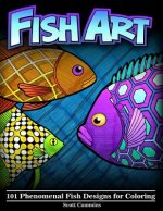 Fish Art: 101 Phenomenal Fish Designs for Coloring