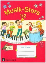 Musik-Stars - Grundwissen 1./2. Schuljahr - Übungsheft mit Lösungen und Audio-CD
