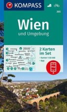 KOMPASS Wanderkarte Wien und Umgebung