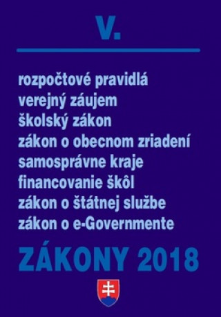 Zákony 2018 V.