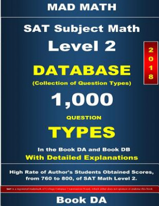 2018 SAT Subject Math Level 2 Book DA