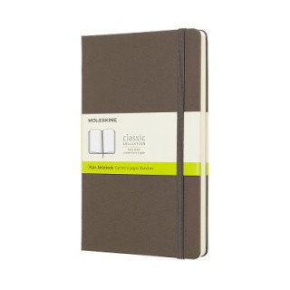Moleskine Earth Brown Notebook Large Plain Hard