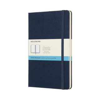 Moleskine Sapphire Blue Notebook Large Dotted Hard