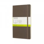 Moleskine Earth Brown Notebook Large Plain Soft