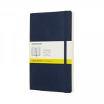 Moleskine Sapphire Blue Notebook Large Squared Soft