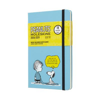 2019 Moleskine Peanuts Limited Edition Notebook Blue Large Weekly 18-month Diary (July 2018 to December 2019)