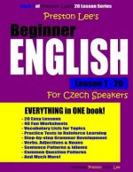 Preston Lee's Beginner English Lesson 1 - 20 For Czech Speakers