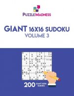 Giant 16x16 Sudoku: Volume 3