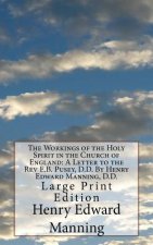 The Workings of the Holy Spirit in the Church of England: A Letter to the Rev E.B. Pusey, D.D. By Henry Edward Manning, D.D.: Large Print Edition