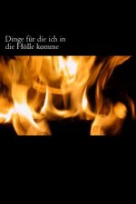 Dinge fuer die ich in die Hoelle komme
