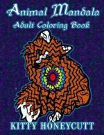 Animal Mandala: Adult Coloring Book