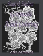 Shape & Shadow Grayscale Adult Coloring: Book 1