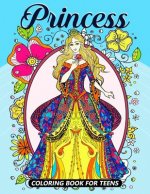 Princess Coloring Books for Teens: Coloring book for girls and kids ages 4-8, 8-12