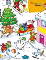 Christmas Animals Coloring Book 4