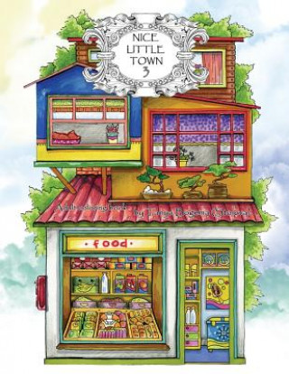 Adult Coloring Book: Nice Little Town