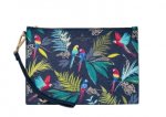 Make-up Etui Papagei aus Kunstleder