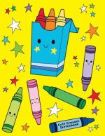 Cute Crayons Sketchbook: Jumbo Drawing Pad For Sketching, Doodling And Coloring
