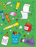 Smiley Supplies Sketchbook: Jumbo Drawing Pad For Sketching, Doodling And Coloring