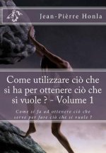 Come utilizzare ci? che si ha per ottenere ci? che si vuole ? - Volume 1: Come si fa ad ottenere ci? che serve per fare ci? che si vuole ?