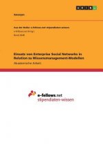 Einsatz von Enterprise Social Networks in Relation zu Wissensmanagement-Modellen