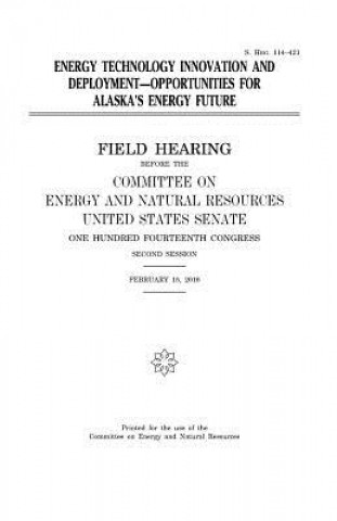 Energy technology innovation and deployment: opportunities for Alaska's energy future