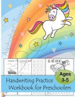 Alphabet Tracing Handwriting Practice Workbook for preschoolers Ages 3-5: Kid's Educational Activity Books Back to school: Animal Coloring & Alphabet