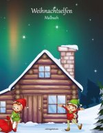 Malbuch mit Weihnachtselfen 1