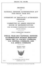 Hearing on National Defense Authorization Act for Fiscal Year 2015 and oversight of previously authorized programs before the Committee on Armed Servi