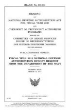 Hearing on National Defense Authorization Act for Fiscal Year 2015 and oversight of previously authorized programs before the Committee on Armed Servi