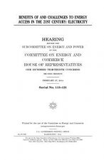 Benefits of and challenges to energy access in the 21st century: electricity