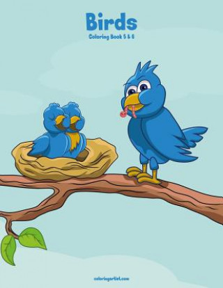 Birds Coloring Book 5 & 6