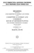 State perspectives: questions concerning EPA's proposed clean power plan