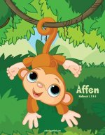 Affen-Malbuch 1, 2 & 3