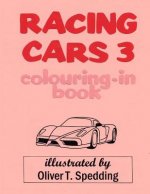 Racing Cars 3 colouring-in Book