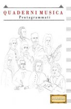 Quaderni Musica Pentagrammati: (13.97 X 21.59 CM)