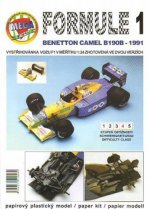 Formule 1: Benetton Camel B190B - 1991/papírový model