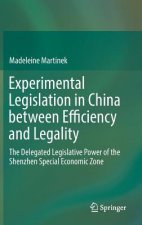 Experimental Legislation in China between Efficiency and Legality